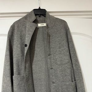 Buck Mason wool coat. Grey. Small.